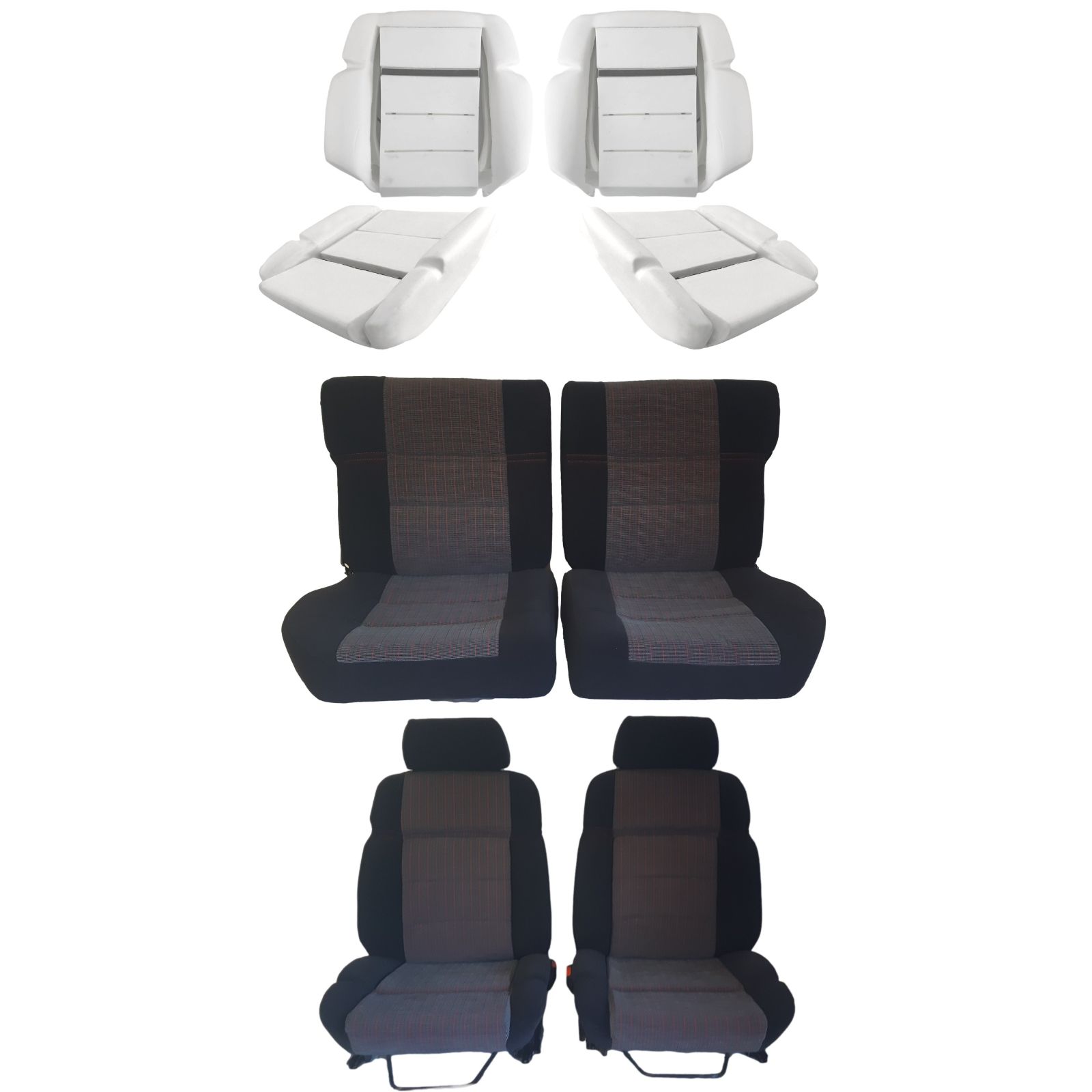 Neue Baumwolle + tuch auto sitzbezüge Für Peugeot 205 307 206 308