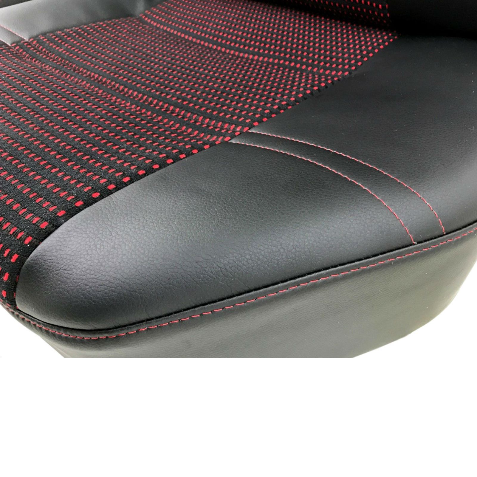 Coiffes Banquette cuir gris anthracite tissu quartet -rouge Peugeot 205 GTI