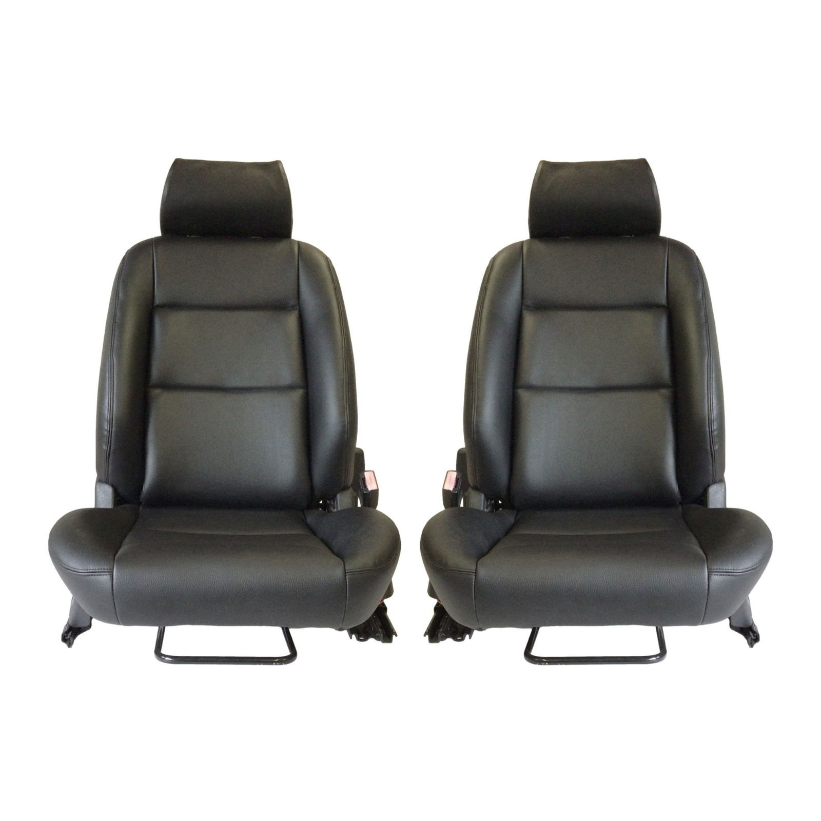 Coiffes sièges Avant + Arriére en simili cuir noir pour Peugeot 106 Rallye
