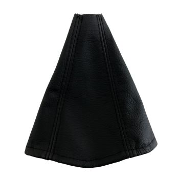 Soufflet De Levier De Vitesse En Cuir Noir - Coutures Rouges - Compatible Honda Civic Type R FN2 2007-2012
