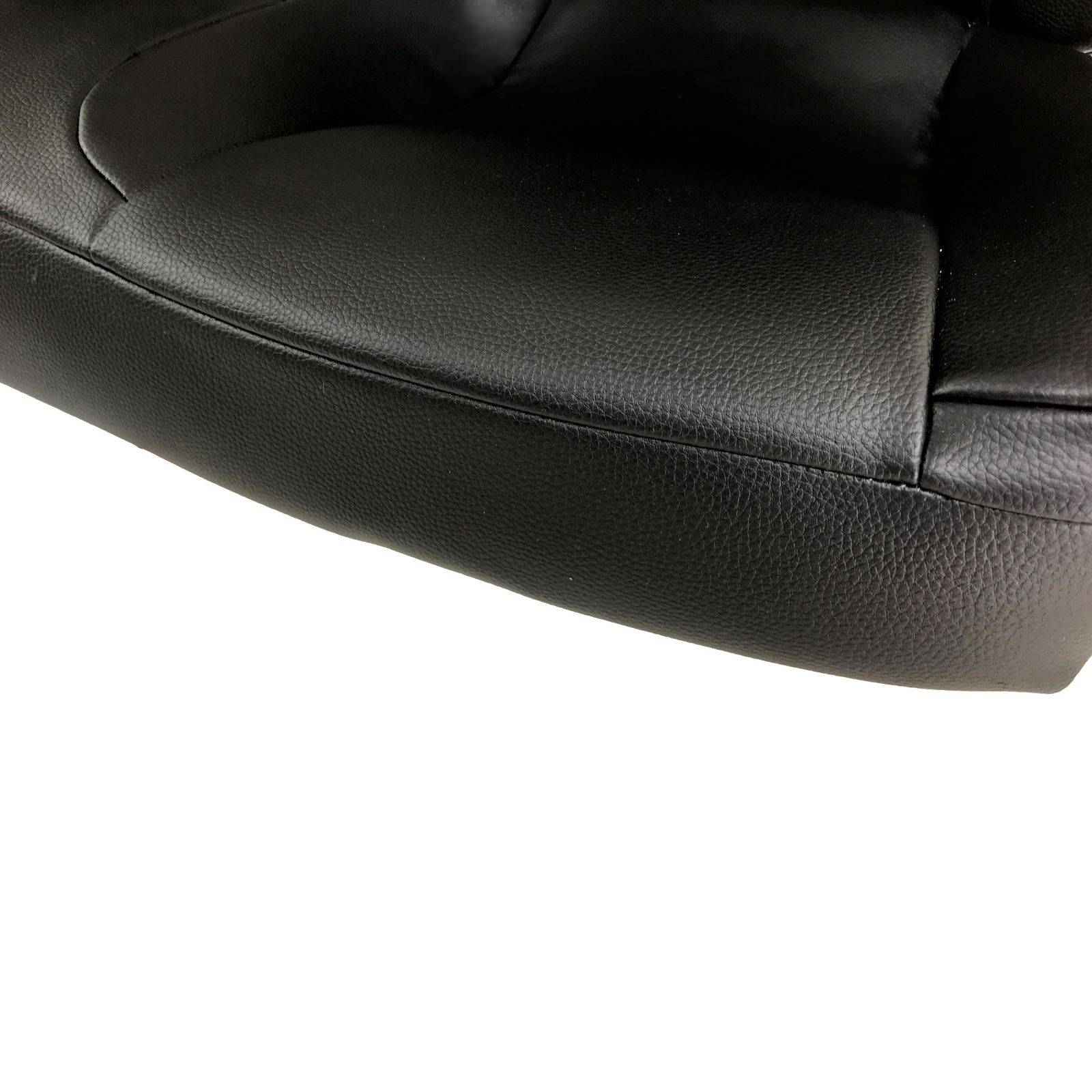 Coiffes Sièges Avant + banquette arrière en cuir noir pour Peugeot 206 CC cabriolet