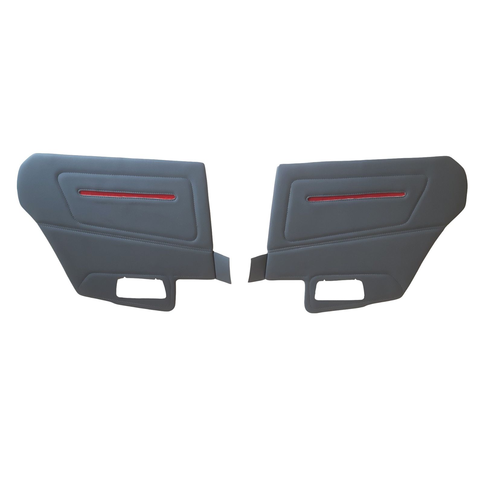 Panneaux Portes Arrière en simili cuir noir pour Peugeot 205 CTI Cabriolet