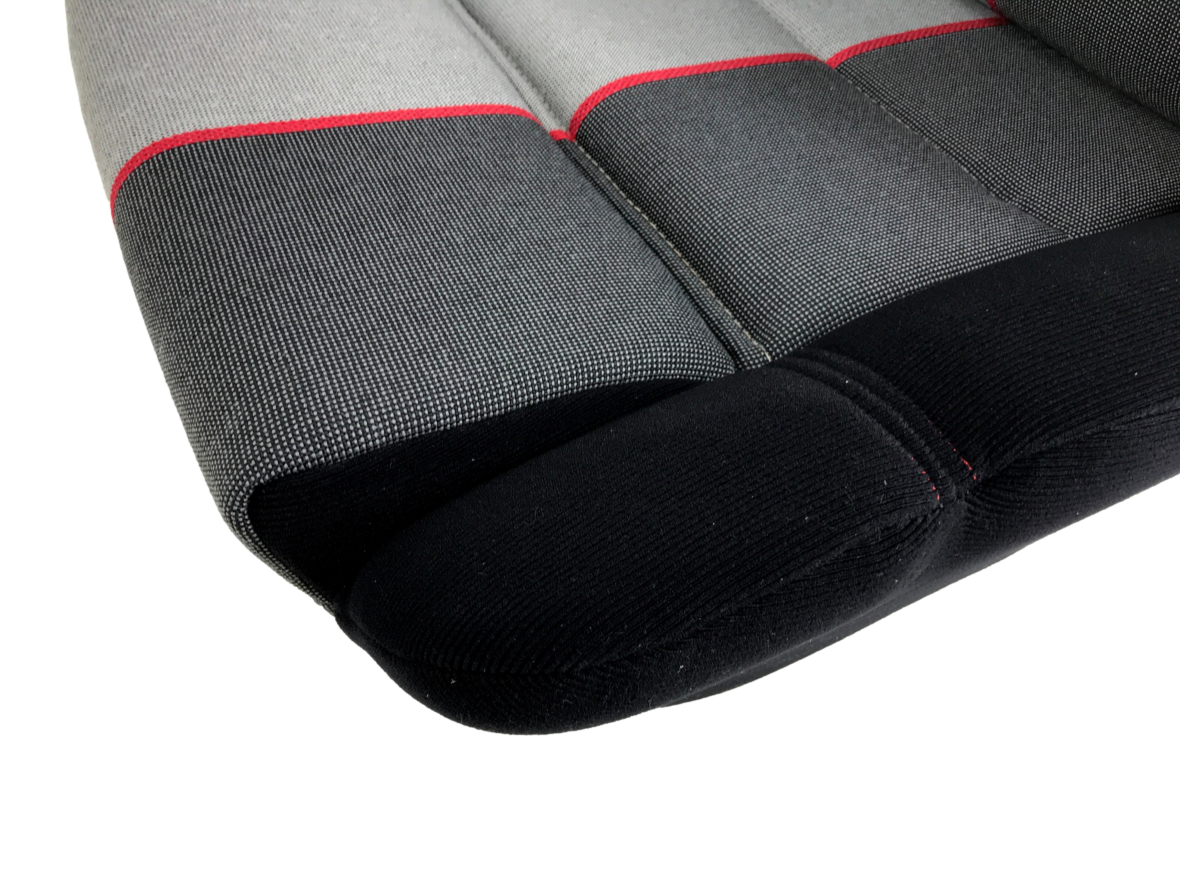 Coiffes Sièges Avant + Arrière en côtelé noir tissu ramier pour Peugeot 205 GTI