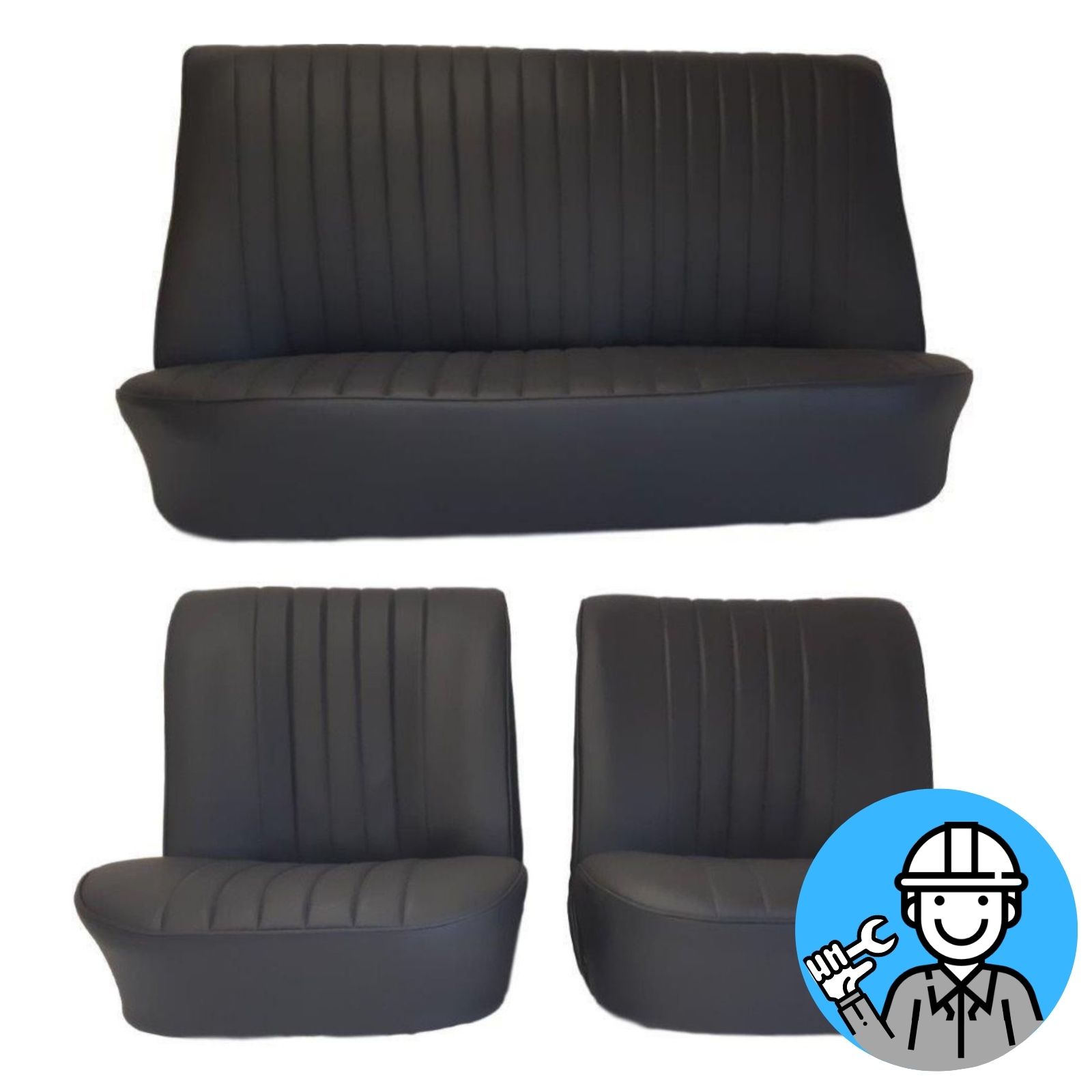 Siège / Fauteuil De Renault 8 à Restaurer - état Moyen, Pour Pièces Ou Projet
